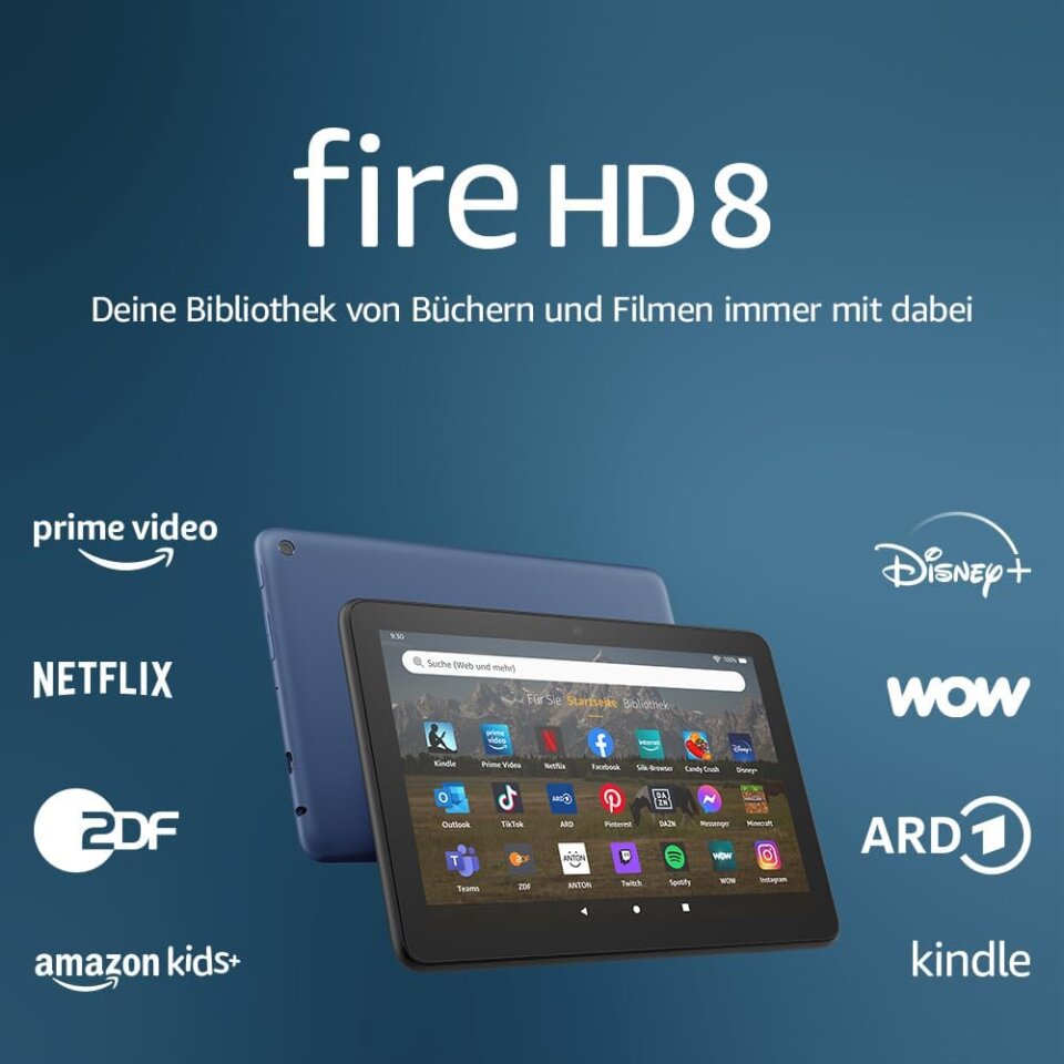 Amazon Fire HD8 64GB, black