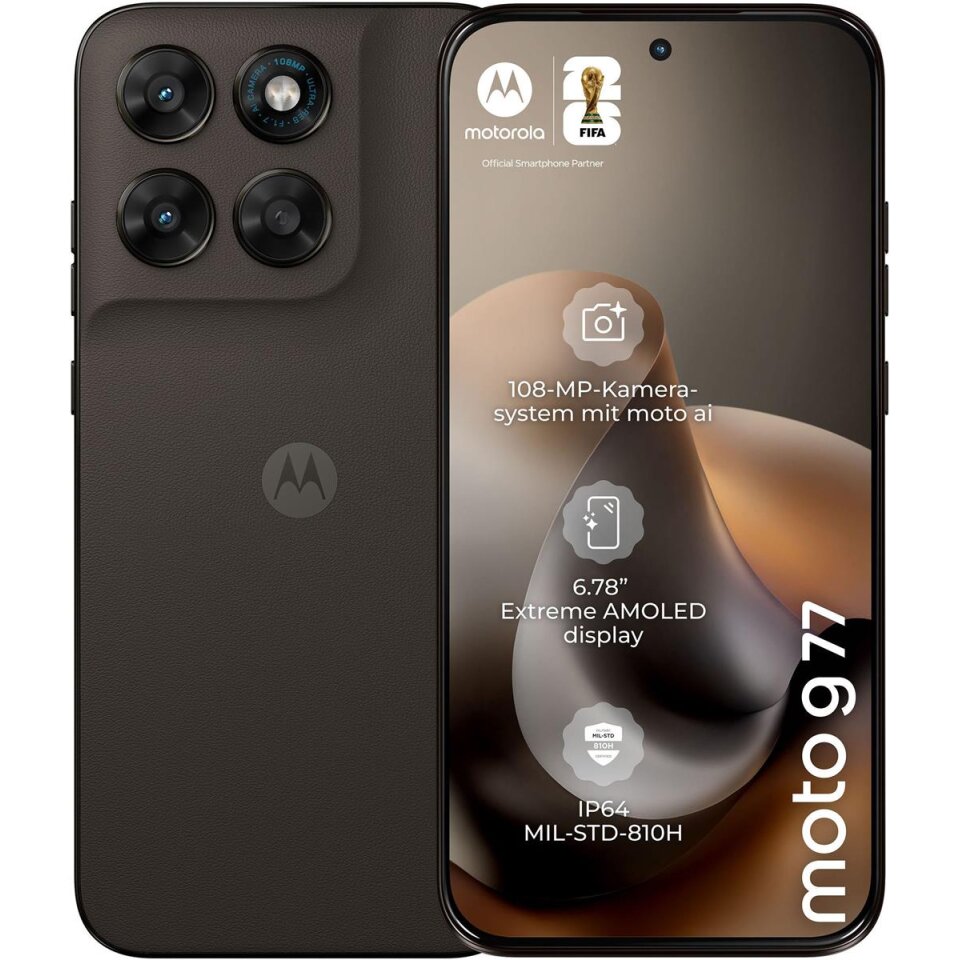 Motorola g77, 256 GB, black