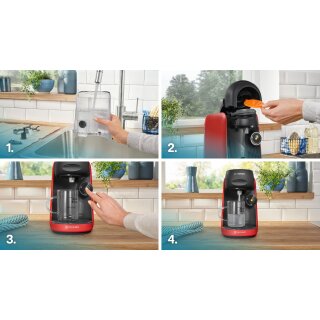 Bosch TAS163E Tassimo, rot bundle (B)