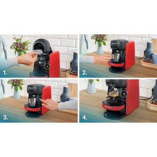 Bosch TAS163E Tassimo, rot bundle (B)