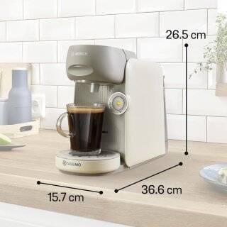 Bosch TAS167P Tassimo, cream white bundle (B)