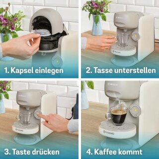 Bosch TAS167P Tassimo, cream white bundle (B)